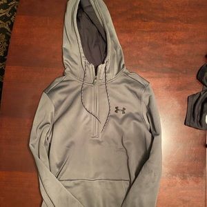 Under Armour 1/2 zip hoodie. AS